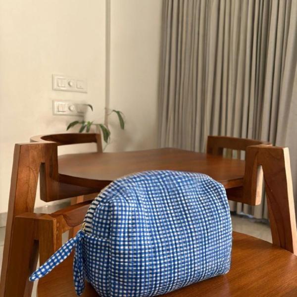 Checkers Vanity  Pouch