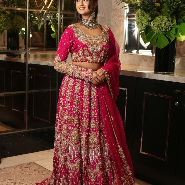 FUCHSIA PINK LEHENGA
