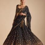 Black & Gold Lehenga
